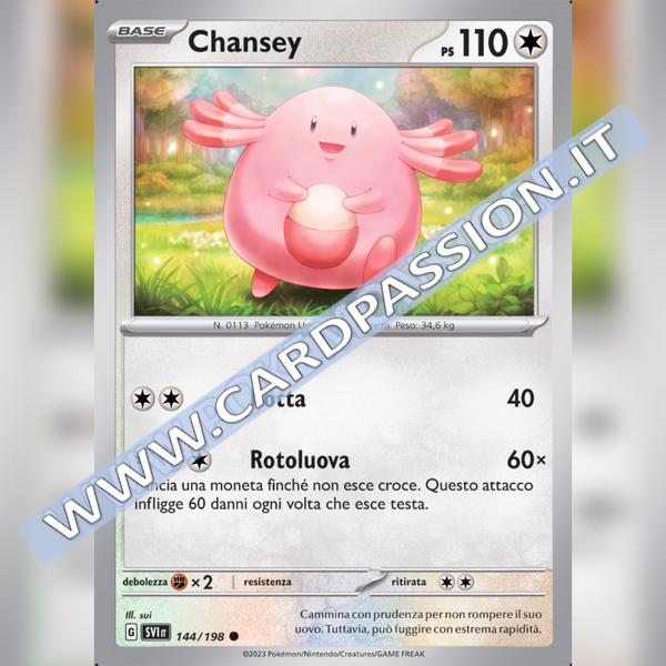 144/198 Chansey | Scarlatto e Violetto