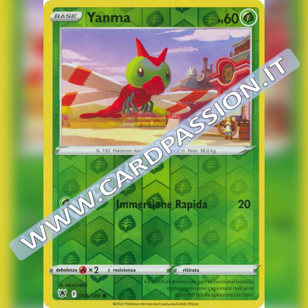 006/189 Yanma Comune Reverse | Lucentezza Siderale - Card Passion