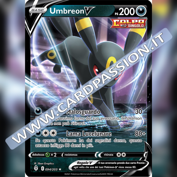 094/203 Umbreon V | Evoluzioni Eteree - Card Passion