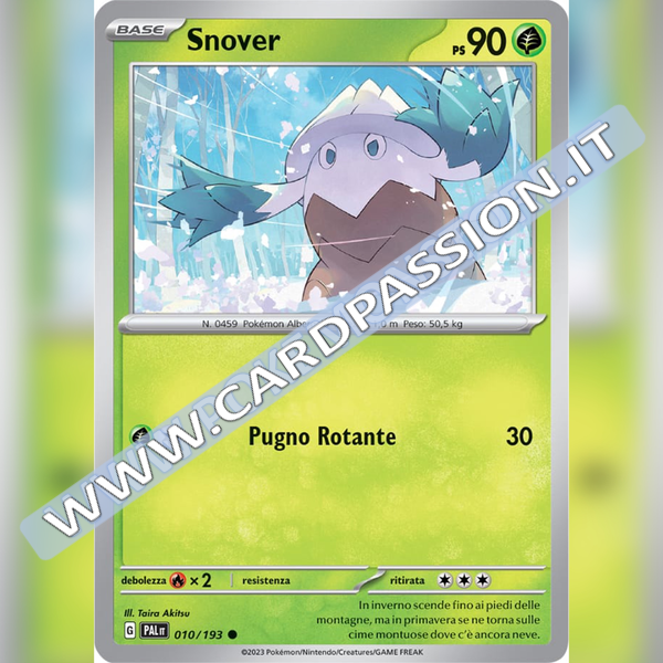 010/193 Snover | Evoluzioni a Paldea