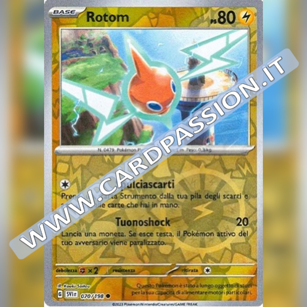 070/198 Rotom Reverse | Scarlatto e Violetto