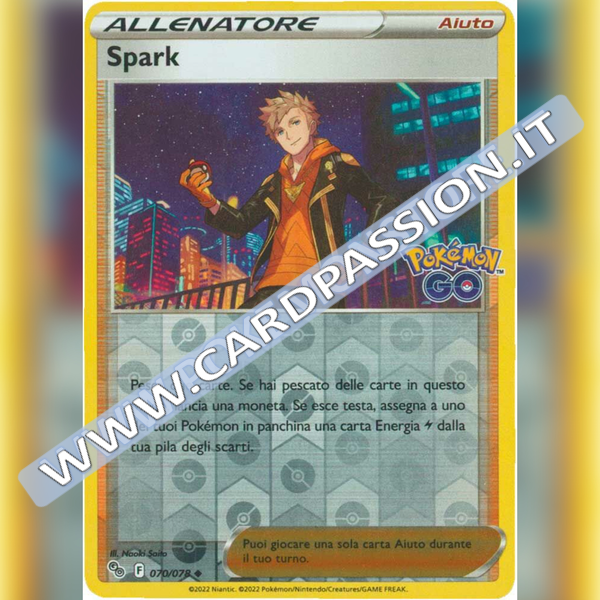 070/078 Spark Non Comune Reverse | Pokemon GO - Card Passion