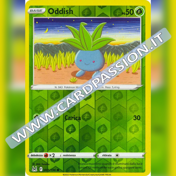 001/196 Oddish Reverse | Origine Perduta - Card Passion
