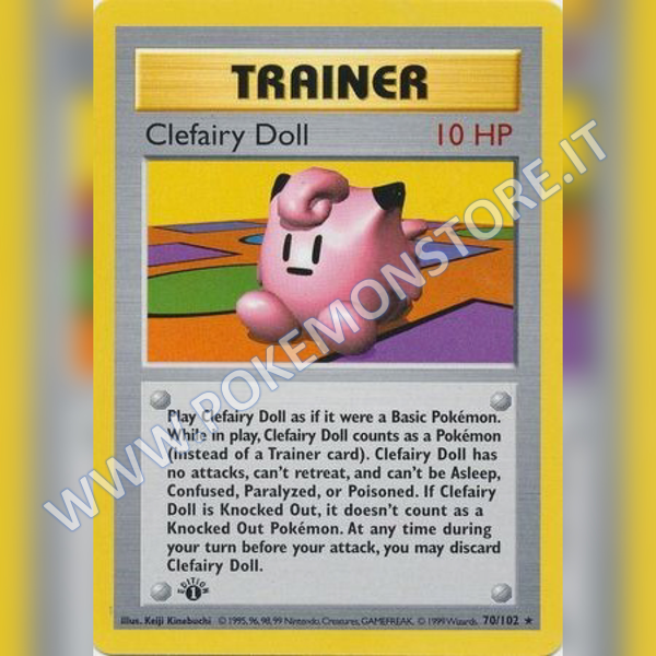 70/102 Clefairy Doll Rare (1st Edition) | Set Base (ENG) - Card Passion