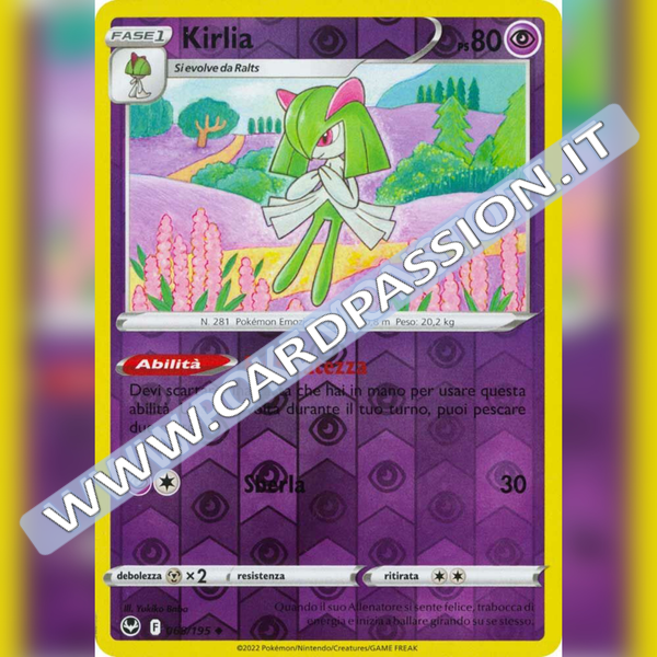 068/195 Kirlia Reverse | Tempesta Argentata