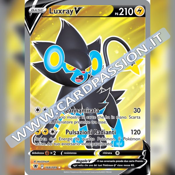 168/189 Luxray V (Full Art) | Lucentezza Siderale - Card Passion