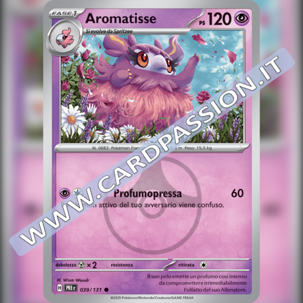 039/131 Aromatisse Master Ball Reverse | Evoluzioni Prismatiche