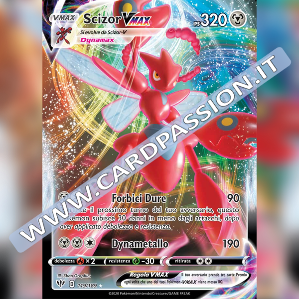 119/189 Scizor VMax | Fiamme Oscure - Card Passion