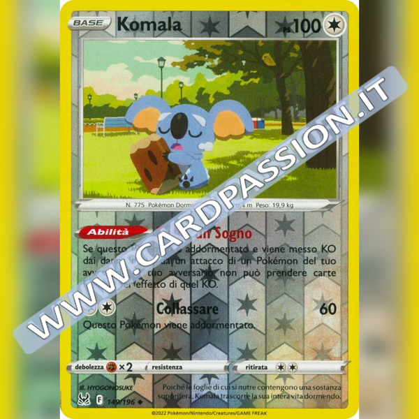 149/196 Komala Reverse | Origine Perduta - Card Passion