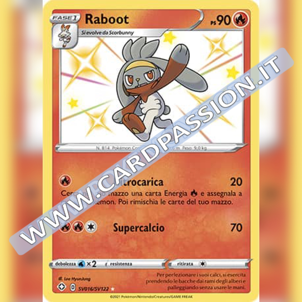 SV016/SV122 Raboot Baby Shiny | Destino Splendente - Card Passion