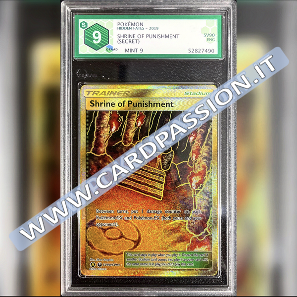 SV90/SV94 Shrine of Punishment Gold | Hidden Fates - Graad 9 - Card Passion
