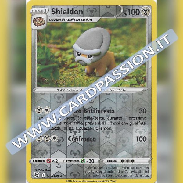 109/189 Shieldon Non Comune Reverse | Lucentezza Siderale - Card Passion