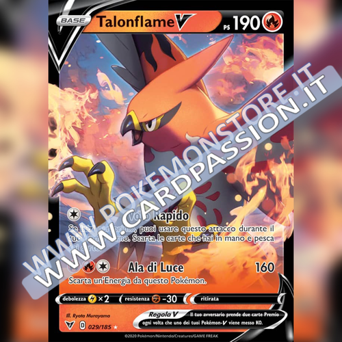 029/185 Talonflame V | Voltaggio Sfolgorante - Card Passion