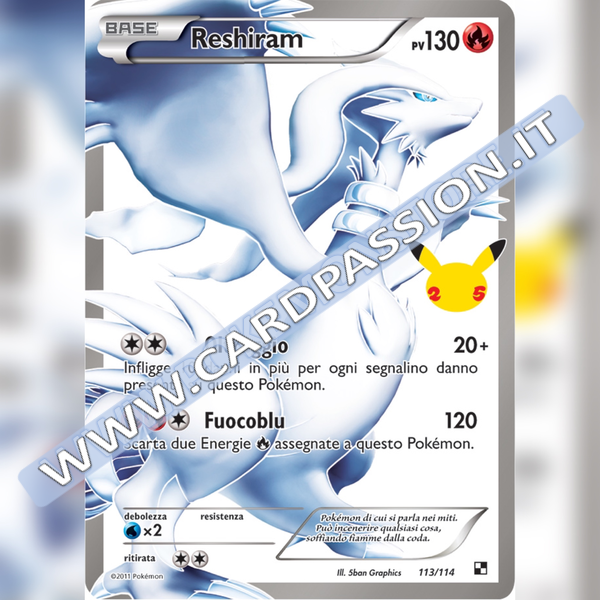 113/114 Reshiram (Full Art) | Gran Festa - Card Passion