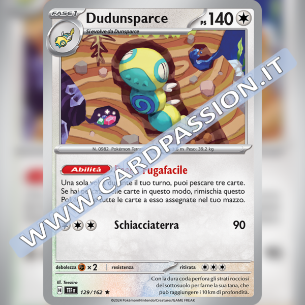 129/162 Dudunsparce Holo | Cronoforze