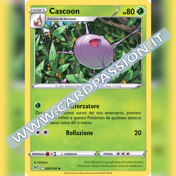 009/196 Cascoon | Origine Perduta - Card Passion
