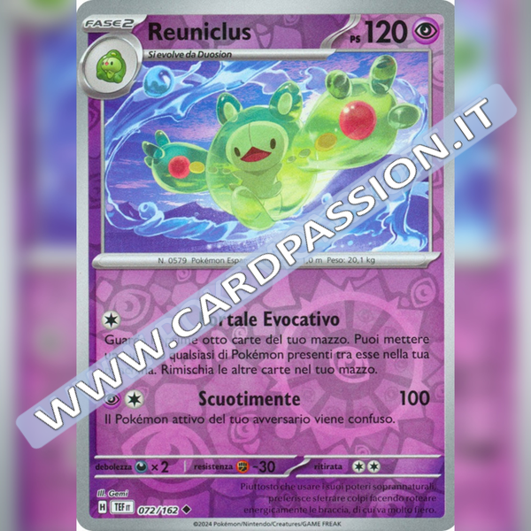 072/162 Reuniclus Reverse | Cronoforze
