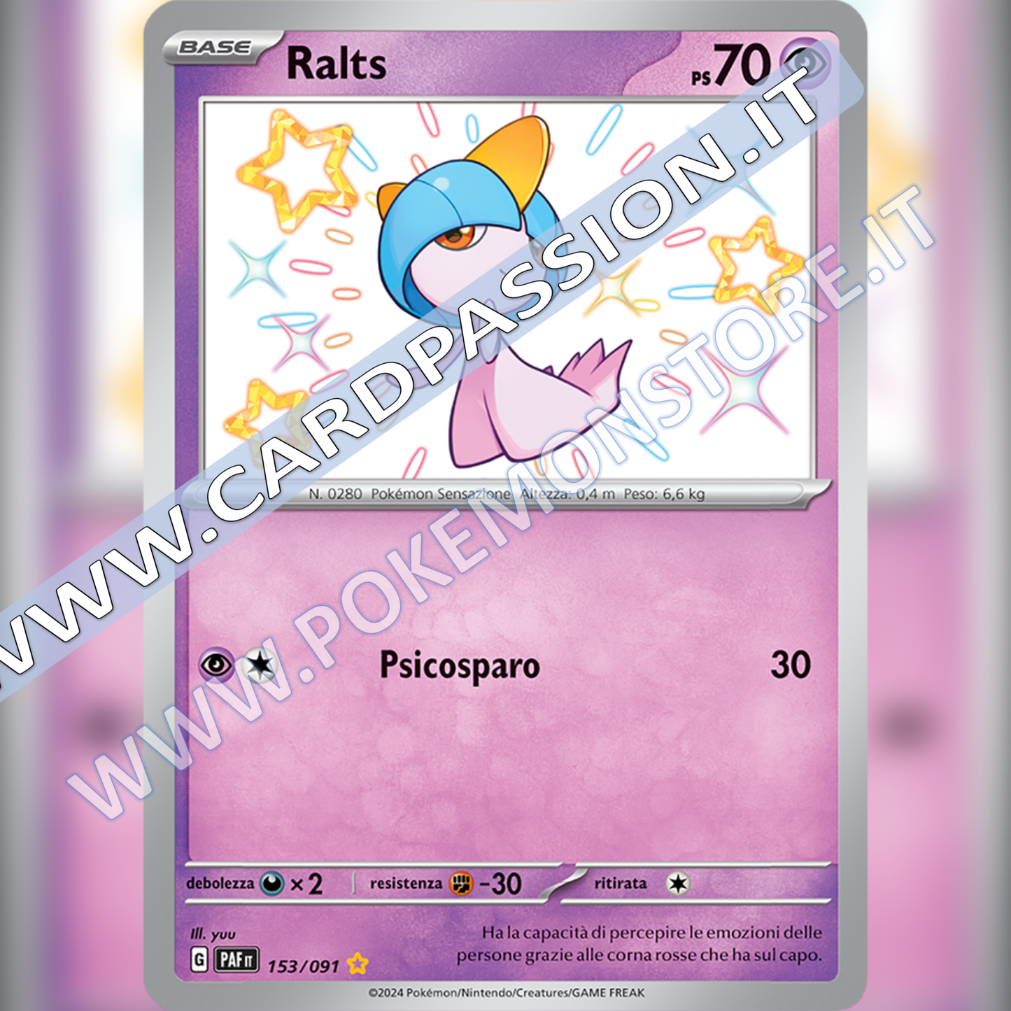 153/091 Ralts Shiny | Destino di Paldea