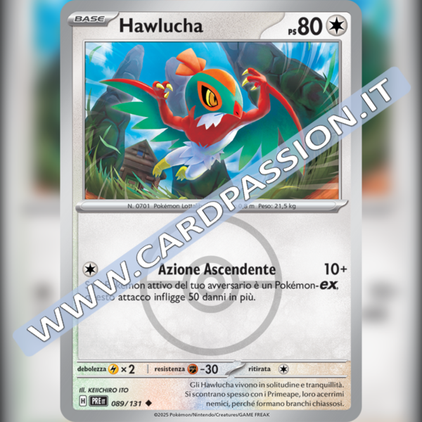 089/131 Hawlucha Poke Ball Reverse | Evoluzioni Prismatiche