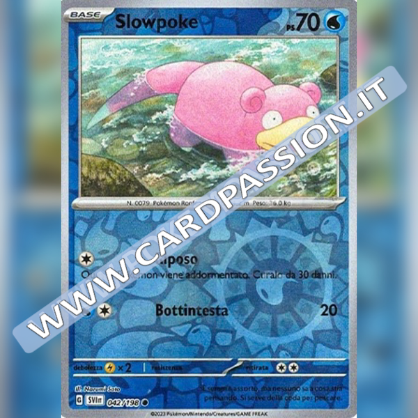 042/198 Slowpoke Reverse | Scarlatto e Violetto