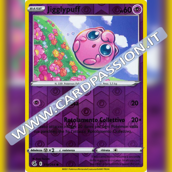 110/264 Jigglypuff Reverse | Colpo Fusione - Card Passion