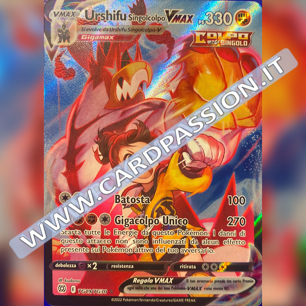 TG19/TG30 Urshifu Singolcolpo VMax | Astri Lucenti - Card Passion