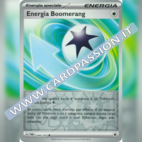 166/167 Energia Boomerang Reverse | Crepuscolo Mascherato