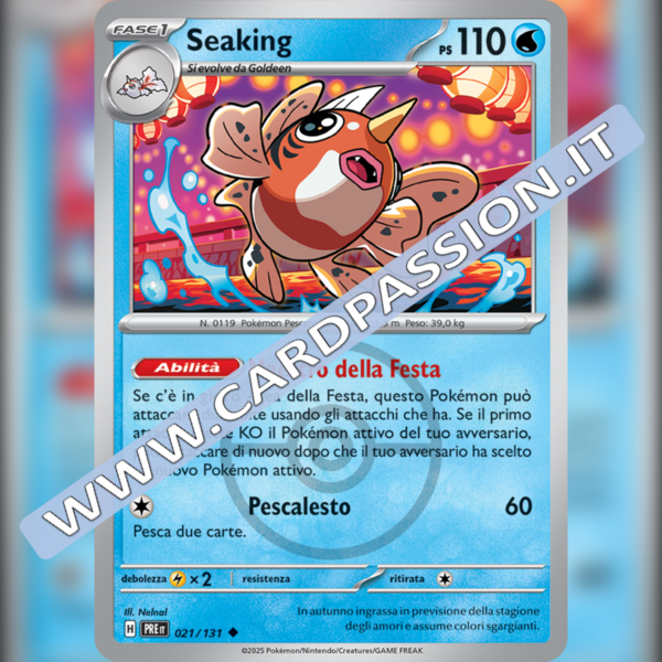 021/131 Seaking Poke Ball Reverse | Evoluzioni Prismatiche