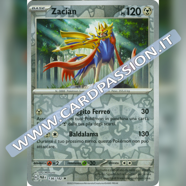 136/182 Zacian Reverse | Paradosso Temporale
