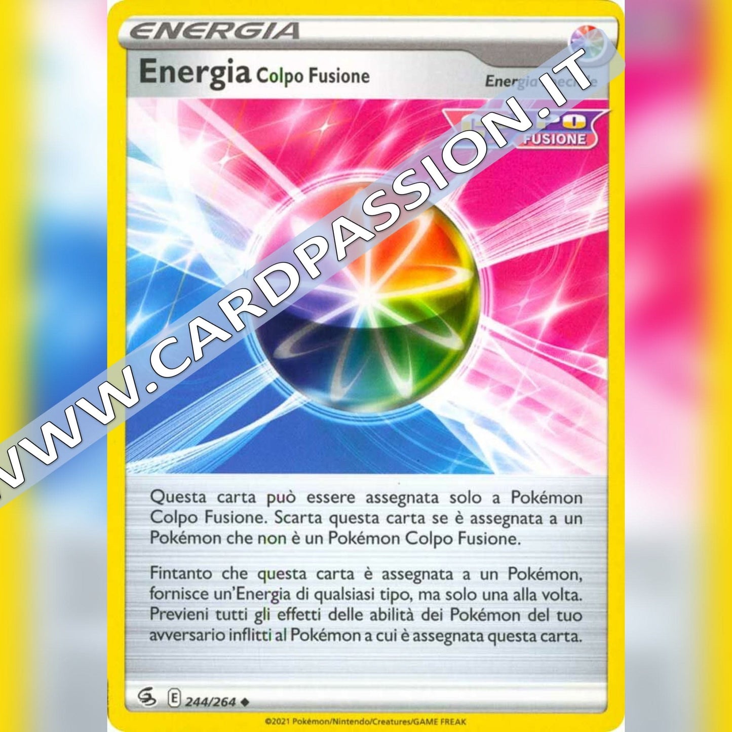244/264 Energia Colpo Fusione Reverse | Colpo Fusione - Card Passion