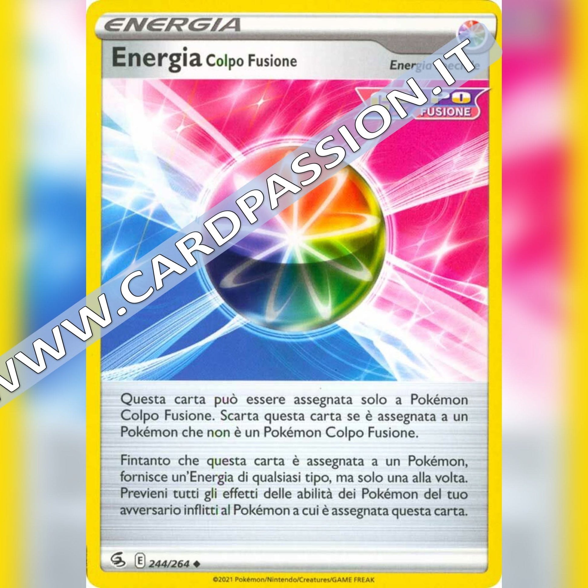 244/264 Energia Colpo Fusione Reverse | Colpo Fusione - Card Passion