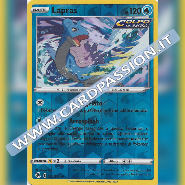 054/264 Lapras Reverse | Colpo Fusione - Card Passion
