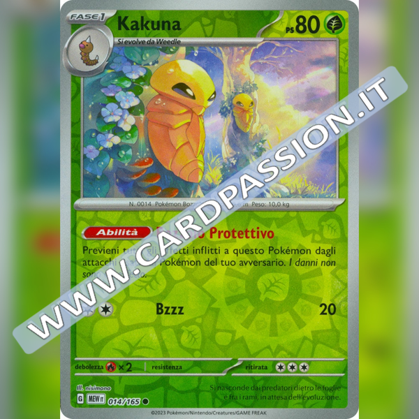 014/165 Kakuna Reverse | Scarlatto e Violetto 151
