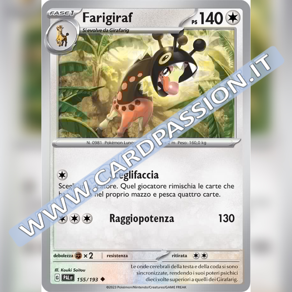 155/193 Farigiraf | Evoluzioni a Paldea