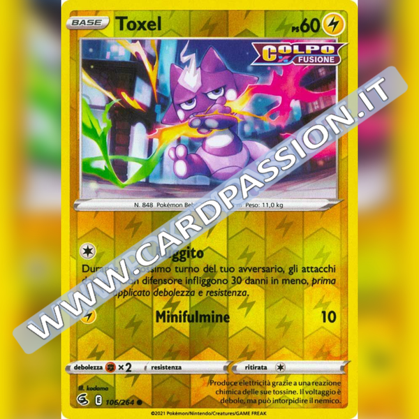 106/264 Toxel Reverse | Colpo Fusione - Card Passion