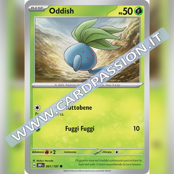 001/197 Oddish | Ossidiana Infuocata