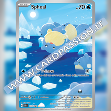 199/191 Spheal Illustrazione Rara | Scintille Folgoranti