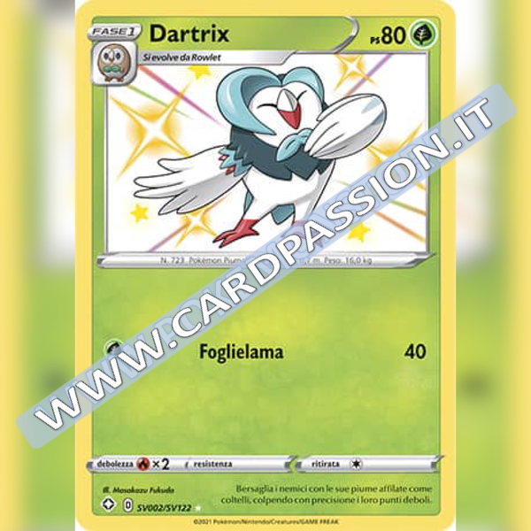 SV002/SV122 Dartrix Baby Shiny | Destino Splendente - Card Passion