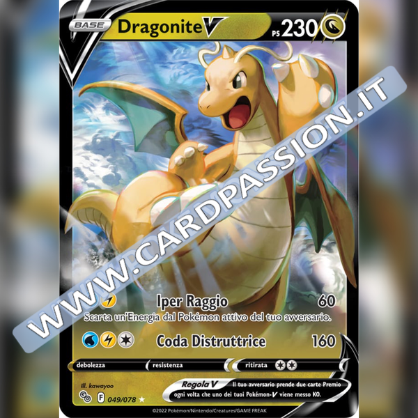 049/078 Dragonite V | Pokemon GO - Card Passion