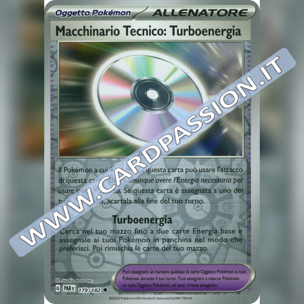 179/182 Macchinario Tecnico Turboenergia Reverse | Paradosso Temporale