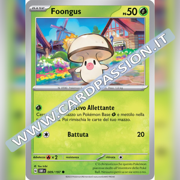 009/197 Foongus | Ossidiana Infuocata