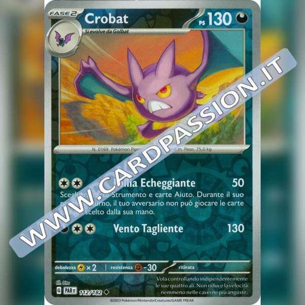 112/182 Crobat Reverse | Paradosso Temporale