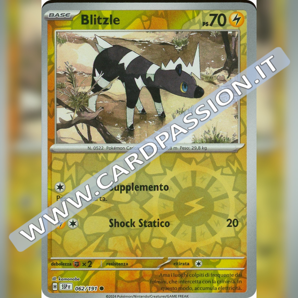 062/191 Blitzle Reverse | Scintille Folgoranti