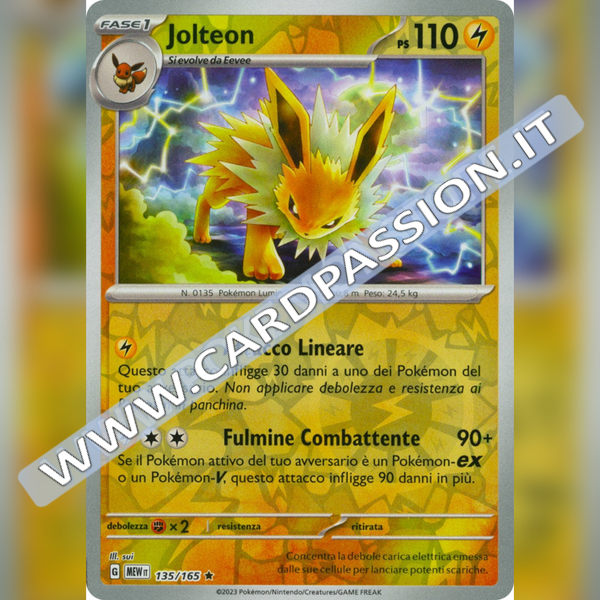 135/165 Jolteon Reverse | Scarlatto e Violetto 151