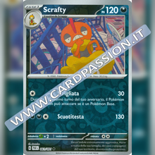061/091 Scrafty Reverse | Destino di Paldea