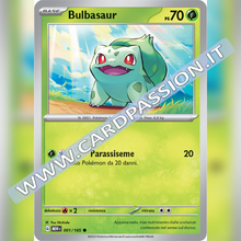 001/165 Bulbasaur | Scarlatto e Violetto 151