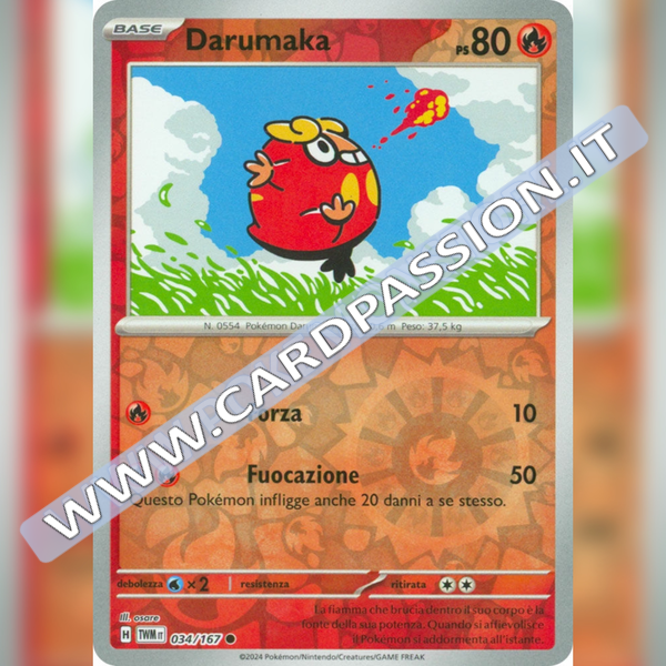 034/167 Darumaka Reverse | Crepuscolo Mascherato