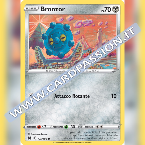125/196 Bronzor | Origine Perduta - Card Passion