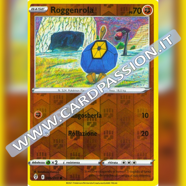 086/203 Roggenrola Reverse | Evoluzioni Eteree - Card Passion