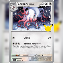 123/128 Zoroark di Hisui Holo | 30esimo Anniversario